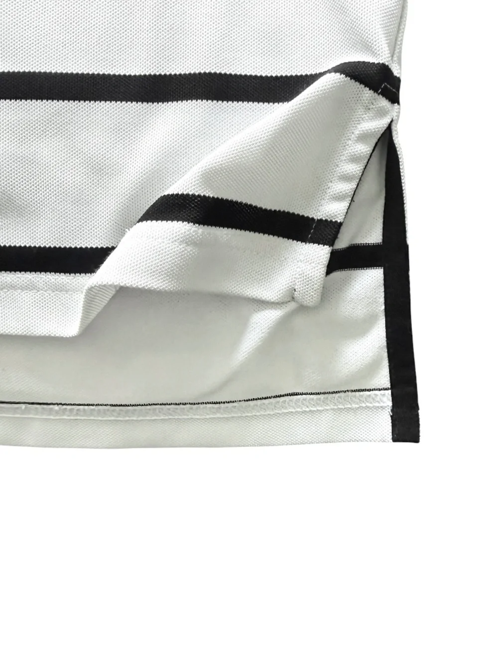 Polo Ralph Lauren Performance White & Black Stripe Polo Shirt XL Mens